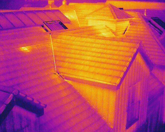 Thermal Imaging Roof Survey Image Gosport